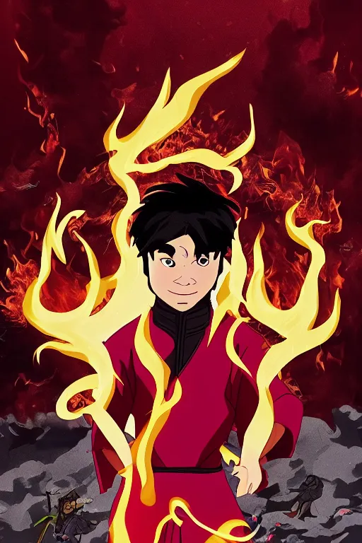 Image similar to 🎥 Prince Zuko the Fire Prince