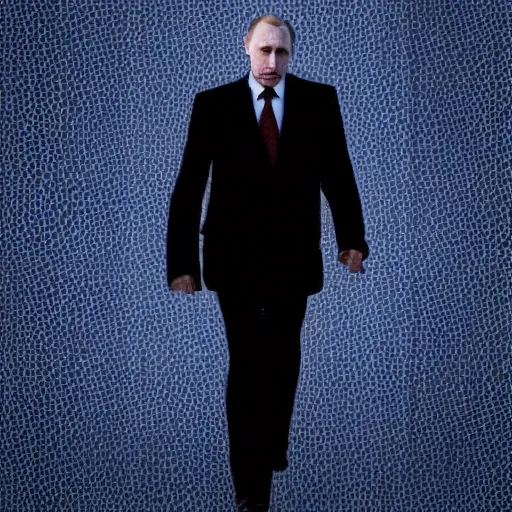 Image similar to vladimir putin in the matrix