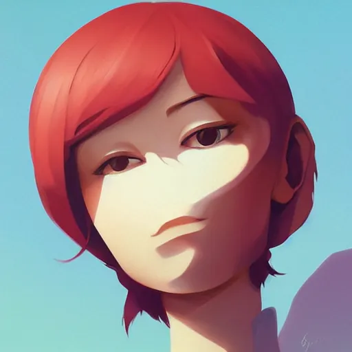 Image similar to face icon stylized minimalist breakfast at tiffany's, loftis, cory behance hd by jesper ejsing, by rhads, makoto shinkai and lois van baarle, ilya kuvshinov, rossdraws global illumination