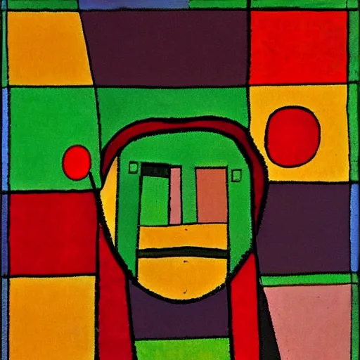 Prompt: Abram Petrovich Gannibal in the style of paul klee 8k