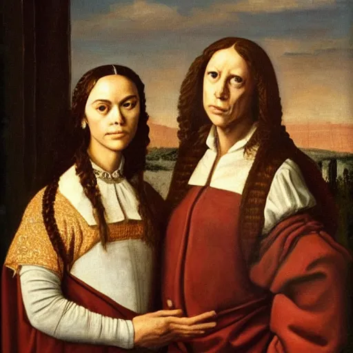 Prompt: Renaissance oil portrait of Alexandria Ocasio Cortez as a scholar, high-quality realistic oil painting with detailed strokes, Alexandria Ocasio Cortez as a robed Renaissance scholar