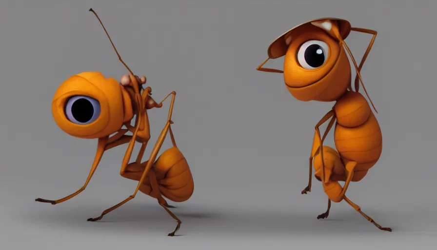 Image similar to very very very cute baby insect creature by Max Kostenko and Bobby Chiu, disney, pixar, MPC, Framestore, character design for animation, uplight, a lineup of characters, big disney eyes, symmetrical eyes, cuteness, 3d render, octane rendered, highly detailed, unreal engine, Trending on Artstation, octane render, 4k, 8k, HD