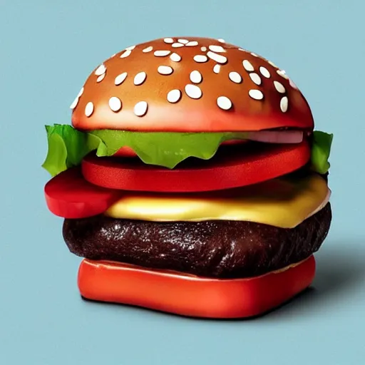 Image similar to mimic themed burger from macdonalds