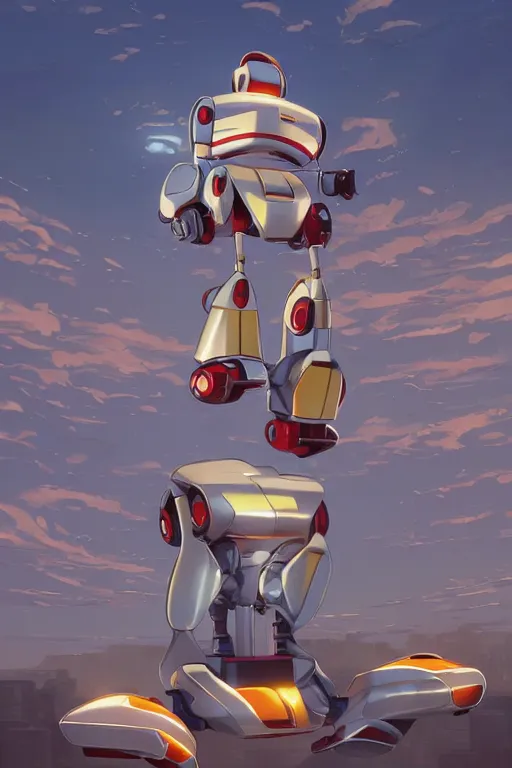 Image similar to metabots medabots medarotto medarot robot minimalist comics, behance hd by jesper ejsing, by rhads, makoto shinkai and lois van baarle, ilya kuvshinov, rossdraws global illumination ray tracing hdr radiating a glowing aura