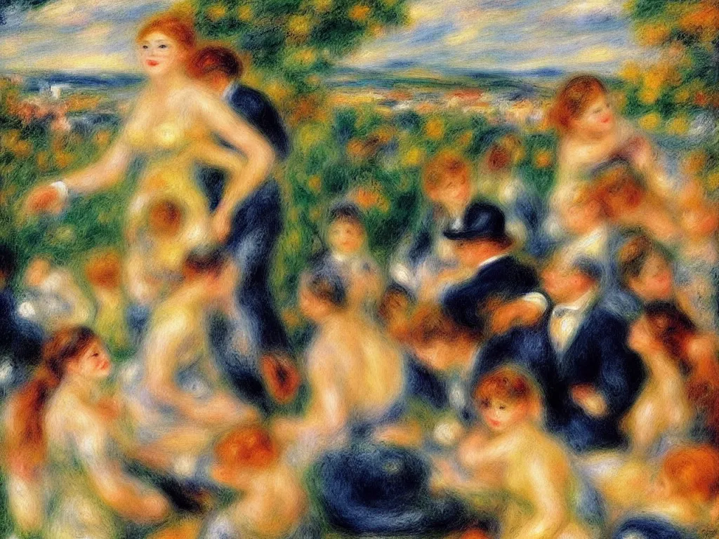 Prompt: 🌅 by pierre - auguste renoir