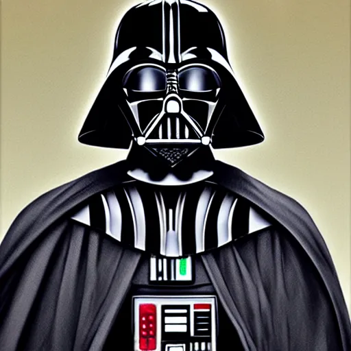 Image similar to darth vader, portrait, accurate anatomy, accurate hands, highly detailed, digital art, epic,