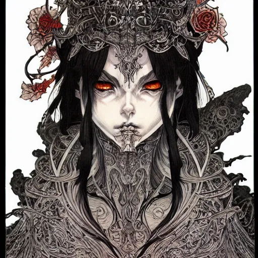 Image similar to prompt: Portrait painted in world of Warcraft style drawn by Vania Zouravliov and Takato Yamamoto, inspired by Fables, intricate acrylic gouache painting, high detail, sharp high detail, manga and anime 2000