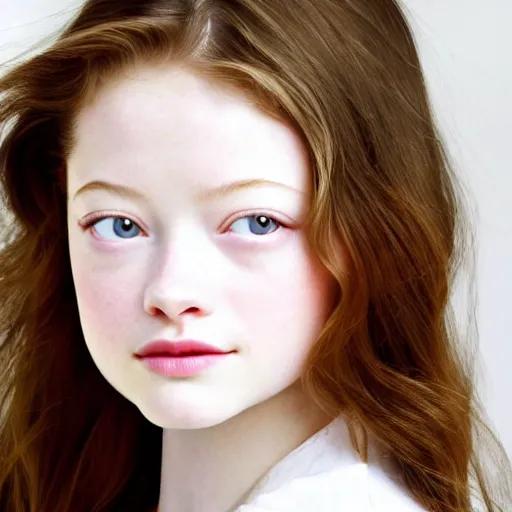 Image similar to aesthetic portrait of mackenzie foy