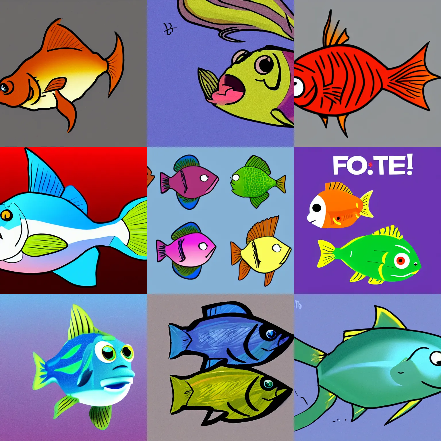 Prompt: gotta get better fish community animation art animator artist talent get better