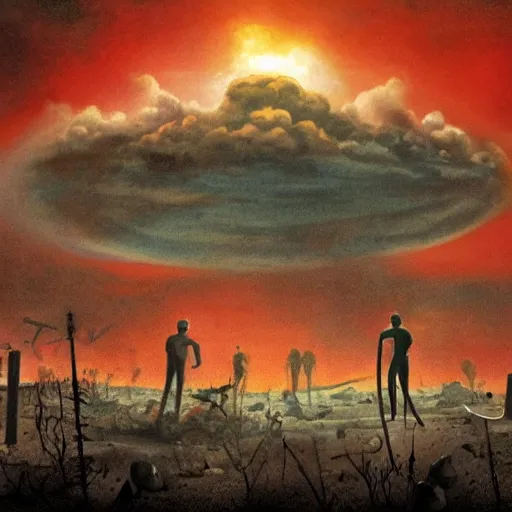 Image similar to last day on earth after a nuclear bomb