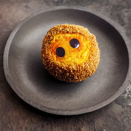 Image similar to emoji of a scotch egg