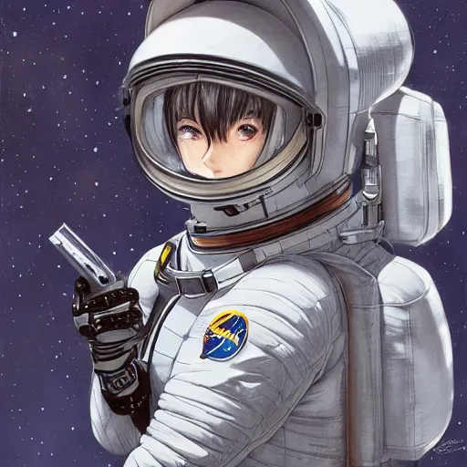 Image similar to a chinchilla in a astronaut suit, 3 d, sci - fi fantasy, intricate, elegant, highly detailed, lifelike, photorealistic, digital painting, artstation, illustration, concept art, sharp focus, art in the style of shigenori soejima