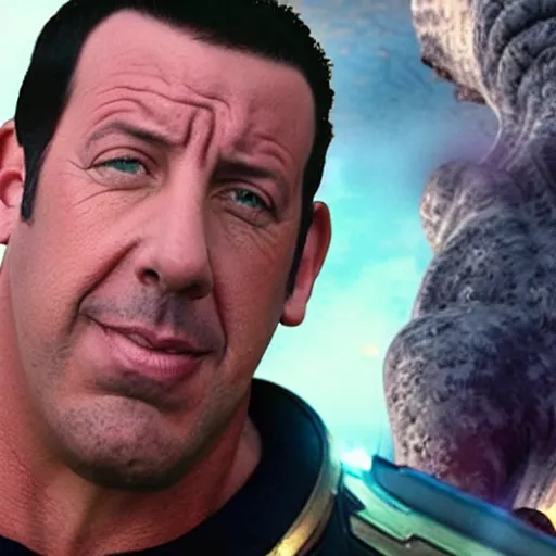 Prompt: adam sandler as thanos