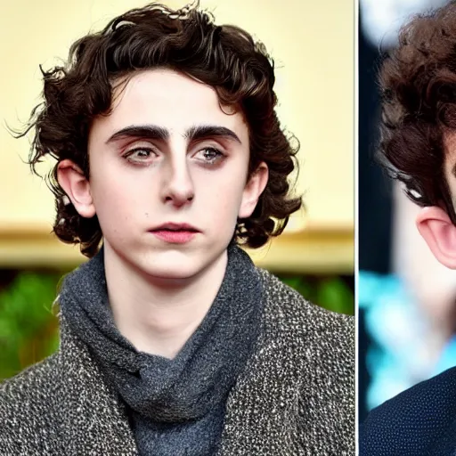 Image similar to timothee chalamet as harry osbourne