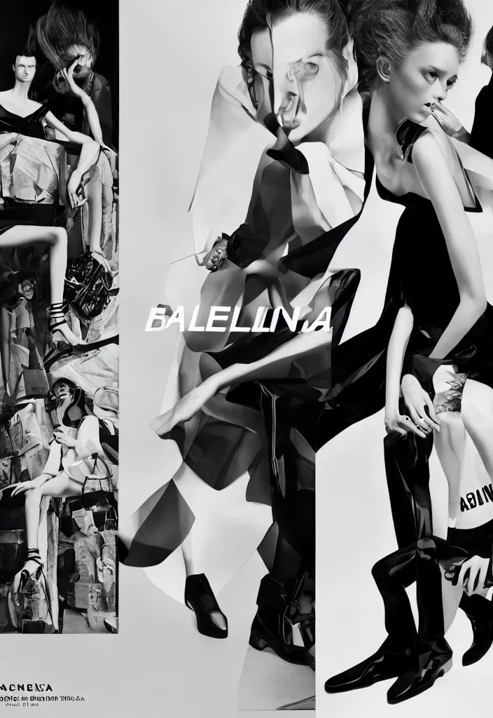 Image similar to Balenciaga advertising campaign poster