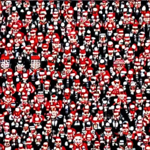 Prompt: where's wally, but wally is nowhere