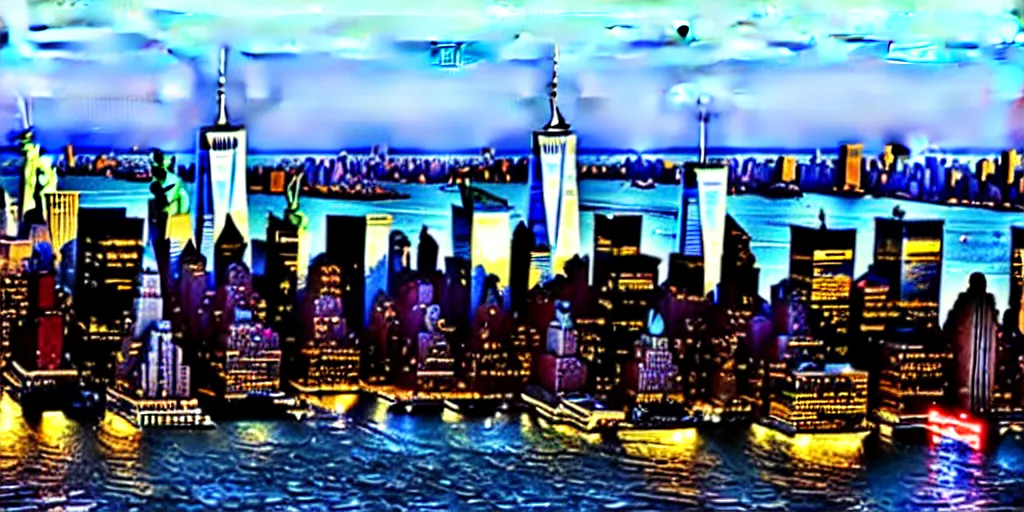 Image similar to new york city