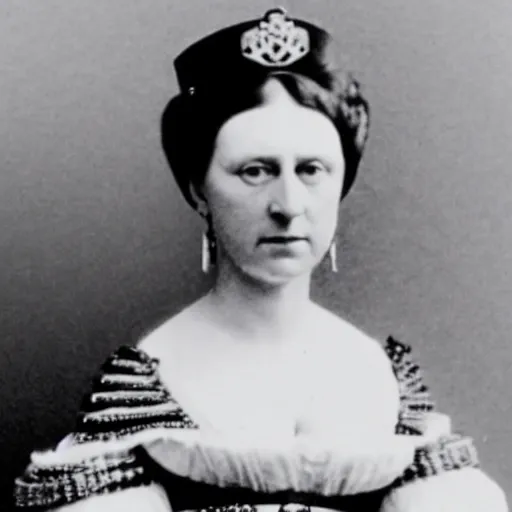 Image similar to photo of a 3 1 year old german queen, circa 1 8 6 5