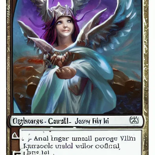 Image similar to jeskai angel