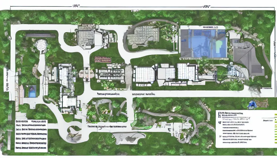 Image similar to architectural plans for future zoo, blueprint and diagram, building plans