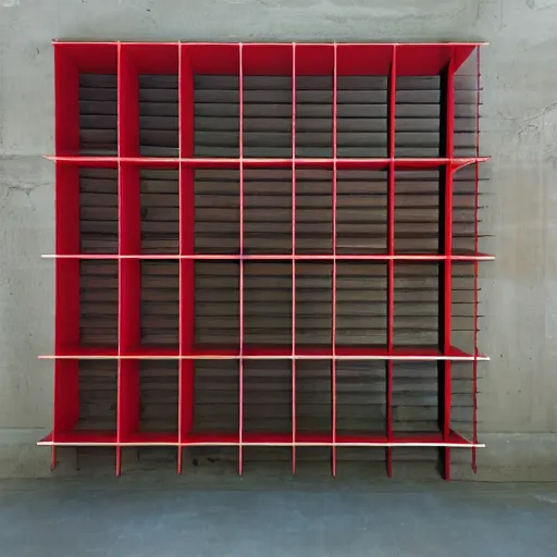 Prompt: artwork by donald judd