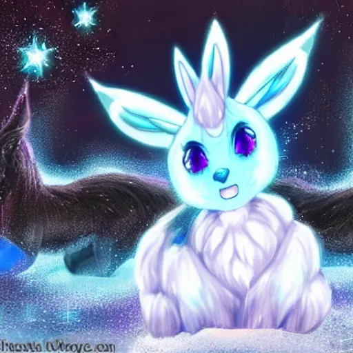 Image similar to A Glaceon ice princess