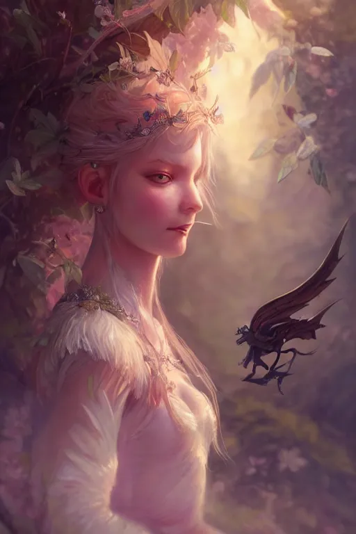 Prompt: fairy princess, highly detailed, d & d, fantasy, highly detailed, digital painting, trending on artstation, concept art, sharp focus, illustration, art by artgerm and greg rutkowski and fuji choko and viktoria gavrilenko and hoang lap