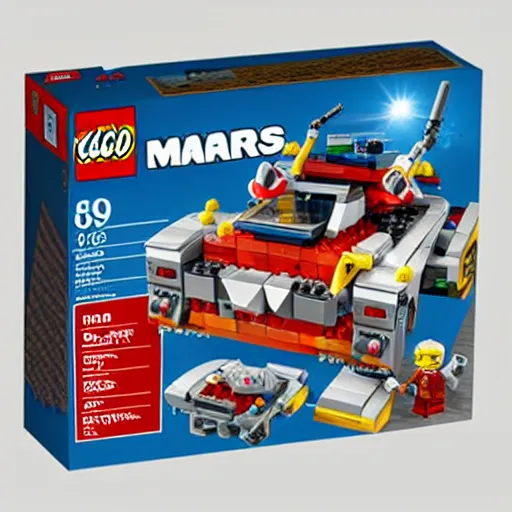 Prompt: lego mars mission set