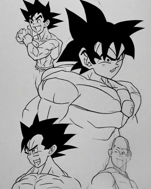 Drawing] Son Goku - Creativity - Schizophrenia.com