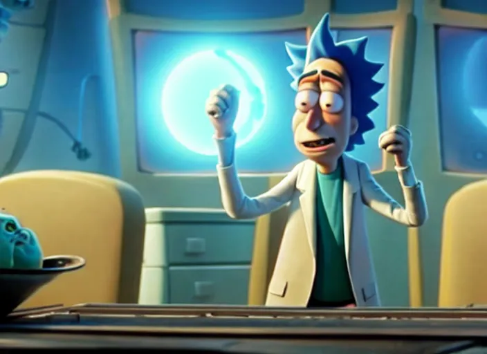 Image similar to film still of rick sanchez in the new pixar scifi movie 4 k,,,,,,,,,,,,,,,,,,,,,,,,,,,,,,,,,,,,,,,,,,,,,,,, rick and morty