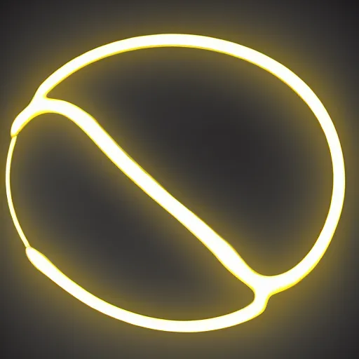 Image similar to glowing golden infinity symbol unreal engine