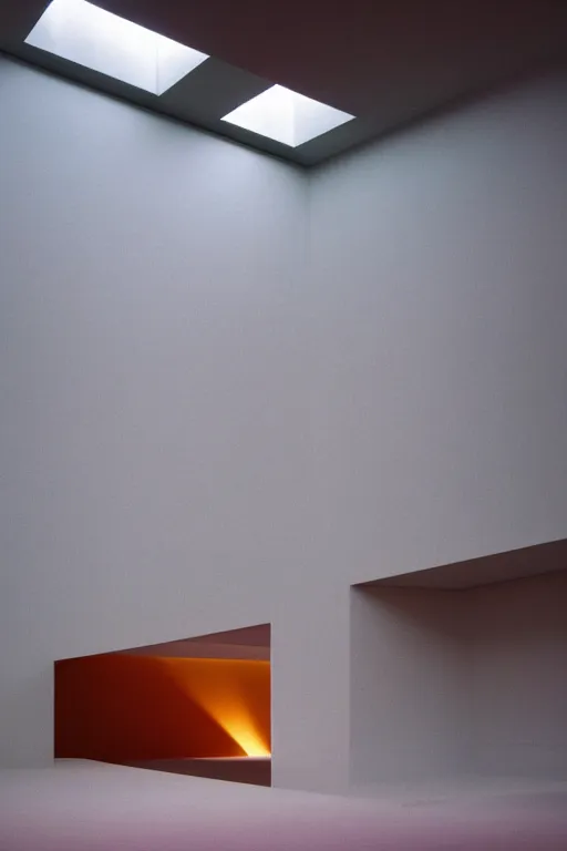 Image similar to James Turrell style interior