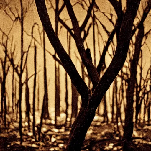Image similar to wildfire by Diane Arbus and Louis Daguerre. highly detailed. 85mm, Bokeh