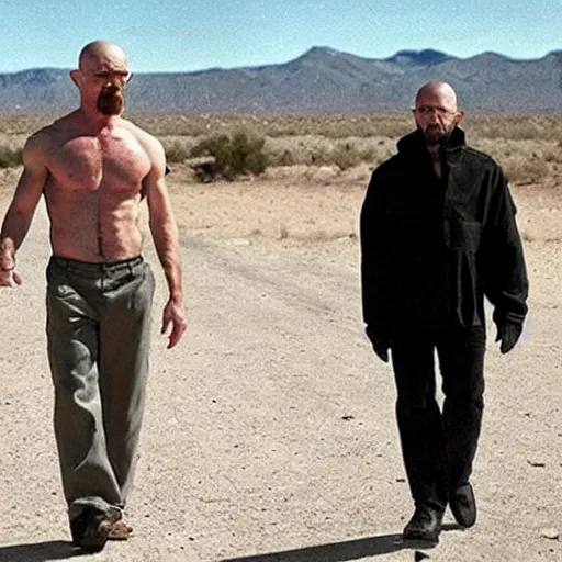 Image similar to walter white as gigachad