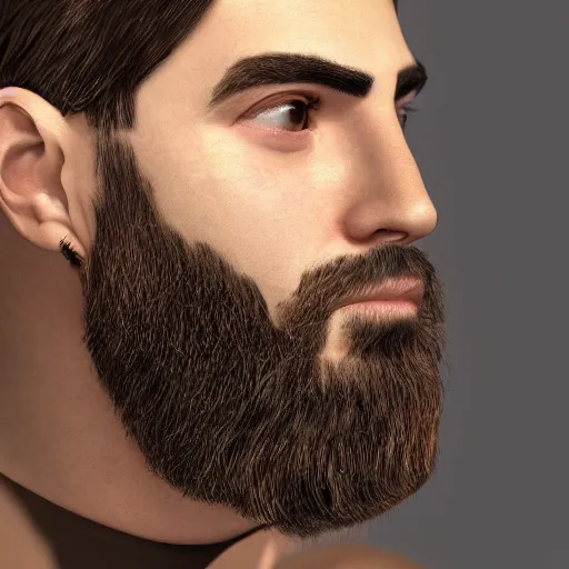 Image similar to Camilo Gc , perfect face proportions, groomed beard , handsome, anthropologist, 8k, cinematic, reality,