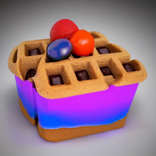 Image similar to a jello chocolate candy lollipop snickers bar icecream cake muffin jaffa marshmallow nougat waffle candy gummy jelly sandwich, volumetric lighting, octane render, unreal engine, 8k, hd, perfect, decadent, highly detailed, stroopwaffel