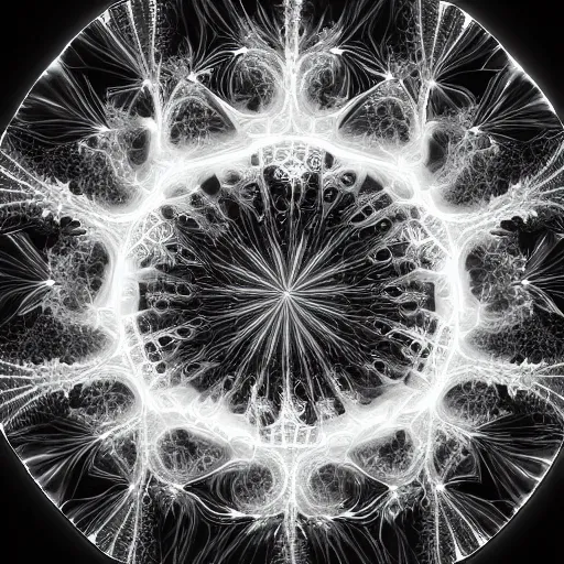 Image similar to multi - fractal aspic, crazy long exposure photo