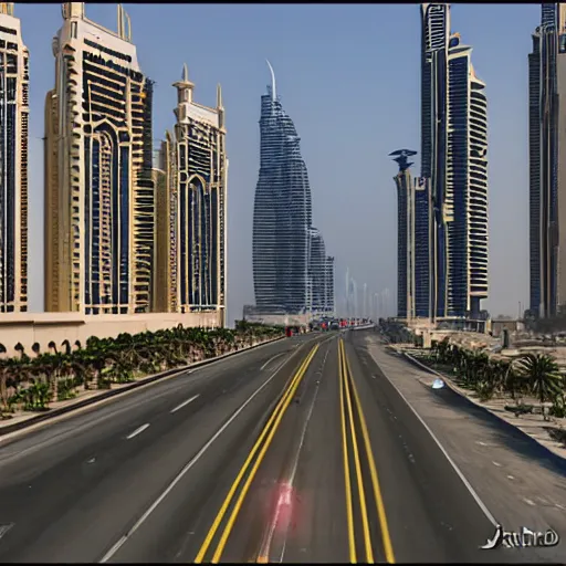 Image similar to gta : dubai, by james jilliard