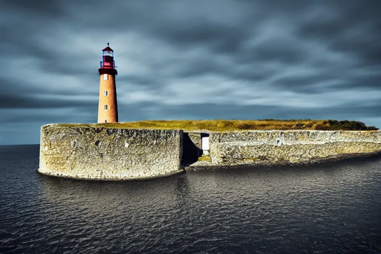 Image similar to photo of Fårö Gotland Norsta Auren in the style of interstellar