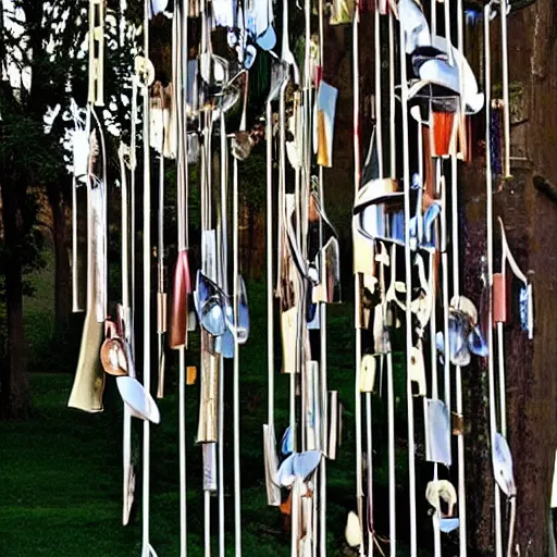 Image similar to “wind chimes of the future”