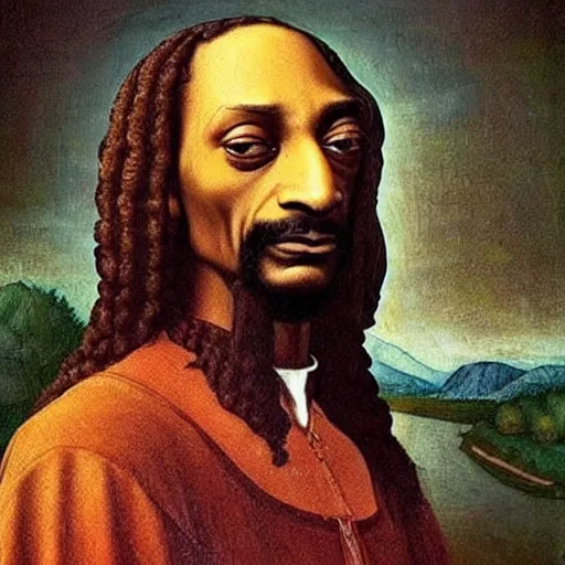 Prompt: extremely detailed snoop dogg painting by Leonardo Da Vinci, 8k