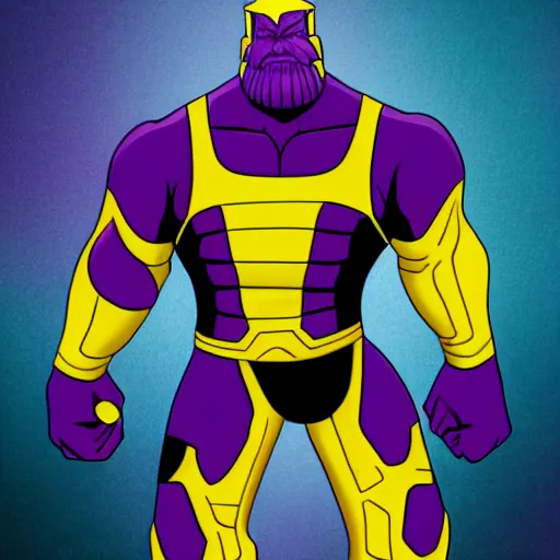 Image similar to thanos if he was a human