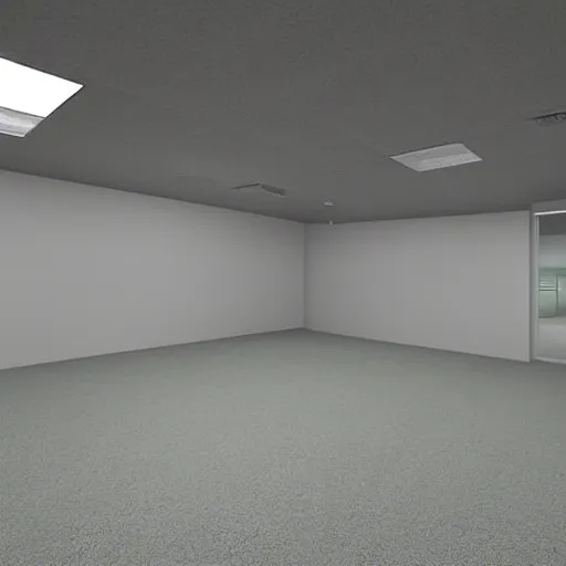 Image similar to large rectangular room in metaverse, moonlight