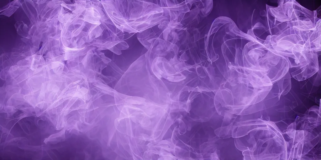 Prompt: purple smoke transparent background