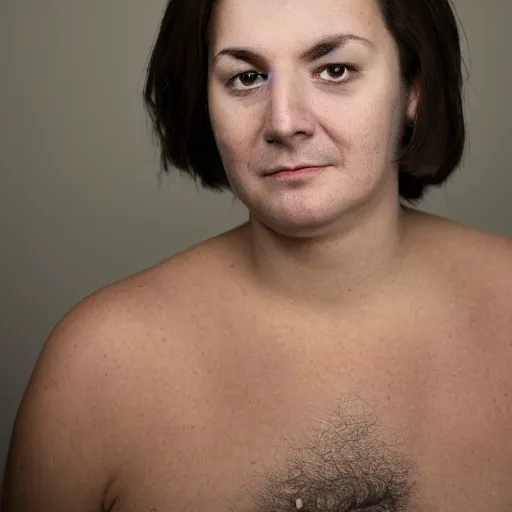 Image similar to portrait photo of a man identifying as a woman