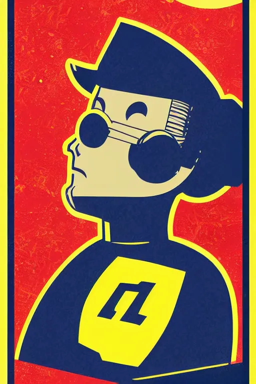 Image similar to fallout 7 6 retro futurist illustration art by butcher billy, sticker, colorful, illustration, highly detailed, simple, smooth and clean vector curves, no jagged lines, vector art, smooth andy warhol style