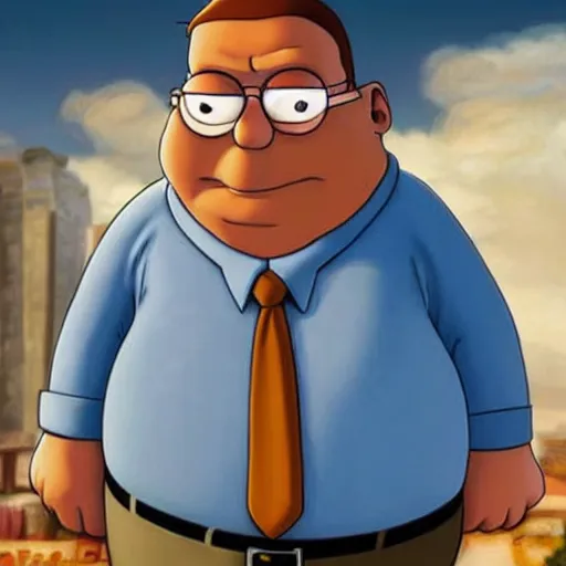 Prompt: realistic peter griffin