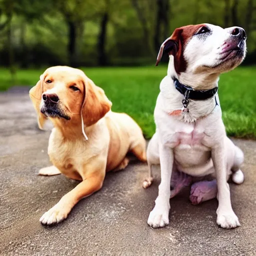 Image similar to dog best friends