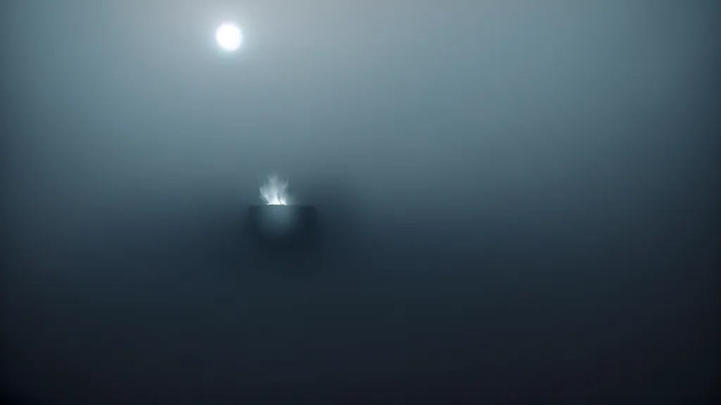 Prompt: smoke flows out of a black sphere in the sky above the city, fog, volumetric lighting, mystique, atmospheric, sharp focus, ultra detailed, noir art house, 4 k, cinematic, 3 5 mm