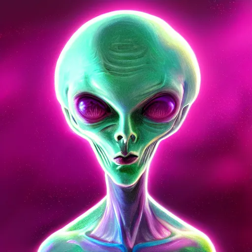 Image similar to purple alien, digital painting, ultradetailed, artstation, oil painting, ultradetailed, artstation